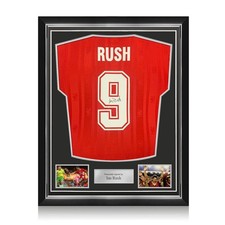 Ian Rush Back Signed Liverpool