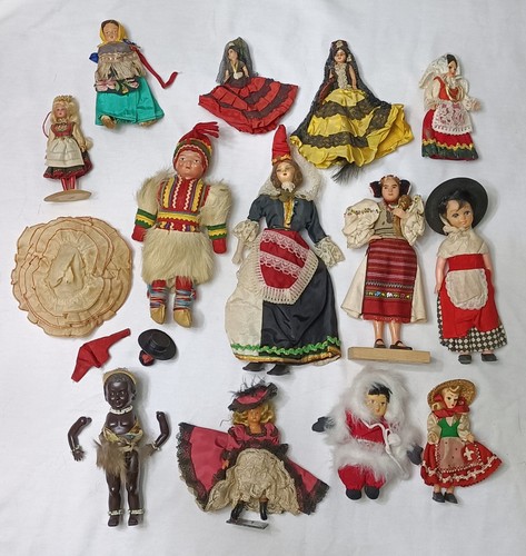 Vintage national costume - costume, dolls