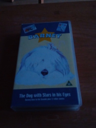 Barney the dog with - the, in