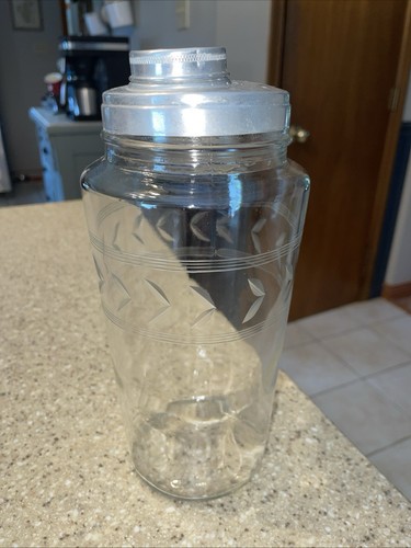 Antique glass cocktail - cocktail, shaker