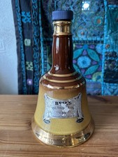 Bell’s Old Scotch Whisky vintage ceramic bell bottle Spode empty