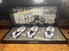 Minichamps winning team set Porsche 956L 1-2-3 at Le Mans 1982 1/43 MIB