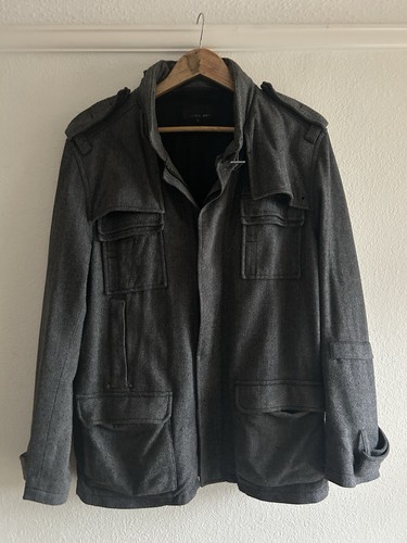 Men grey jacket - jacket, gee