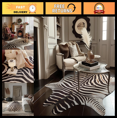 Zebra print area - 4x5, ft