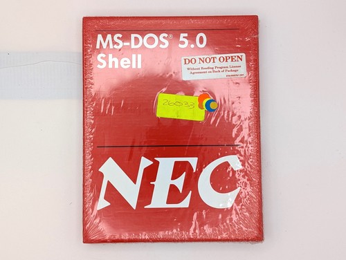 Nec dos shell disks - ms-dos,