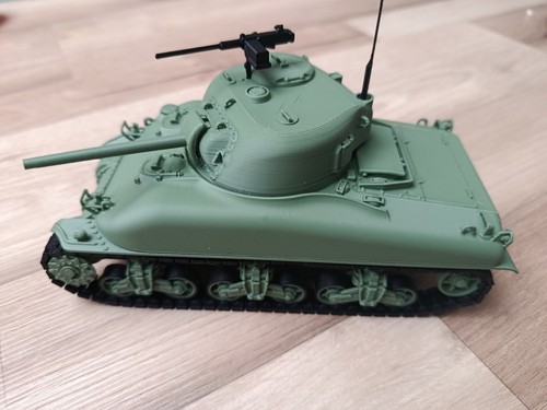 Sherman m4a1 tank model - 1/35,
