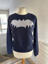 Zoe Karssen Ladies Navy Blue Cotton Blend Sweatshirt Jumper Size M