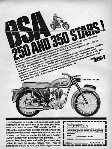 1964 bsa 250 - bsa,