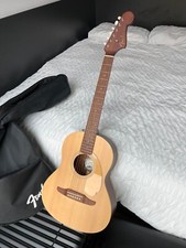 Fender Sonoran Mini 6 String Acoustic Guitar With Bag - Light Brown