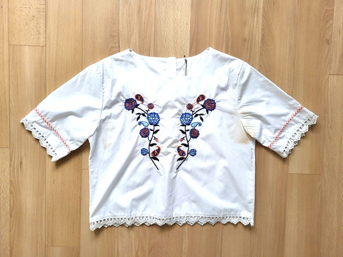 Unique white embroidered - unique,