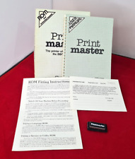 Boxed Print Master ROM & Manual for Acorn BBC Micro Computer Concepts 1984
