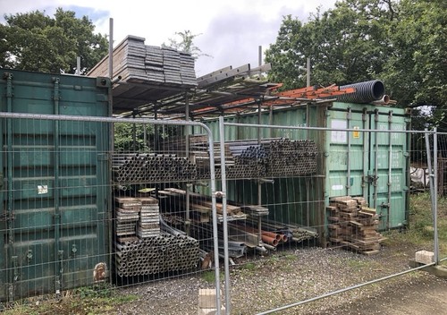 Scaffold tube job lot with - job,