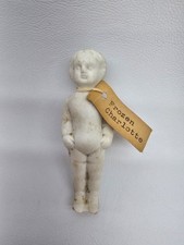1890s Vintage Frozen Charlotte Dolls Kids Toys Japan Collectible Props W/TAG!