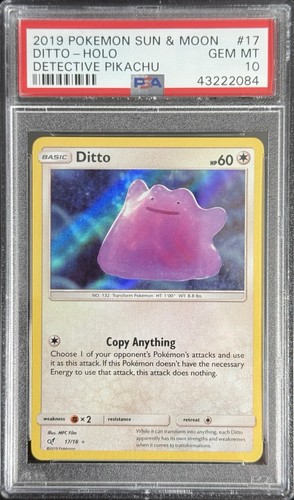 Pokemon ditto holo - pokemon, 17/18
