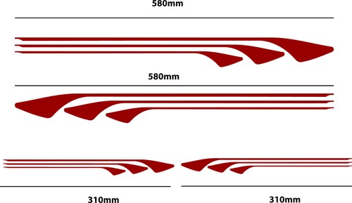 Vinyl decals stripes stickers - decals,