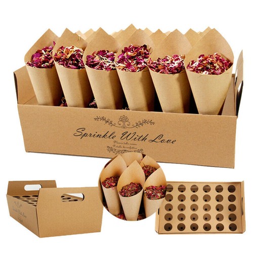 Rustic kraft paper confetti - kraft,
