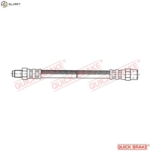 Brake hose 001 for bmw - hose, 32.001
