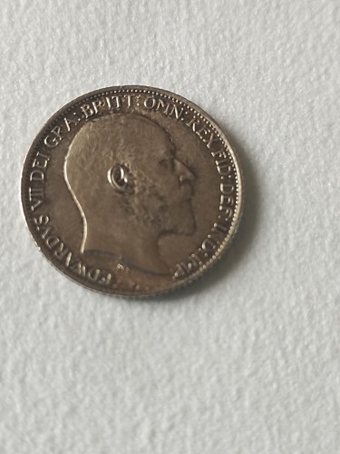 British sixpence coin 1900 - british,