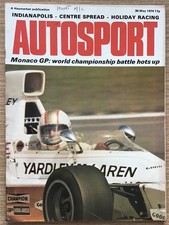 AUTOSPORT Magazine 30 MAY 1974