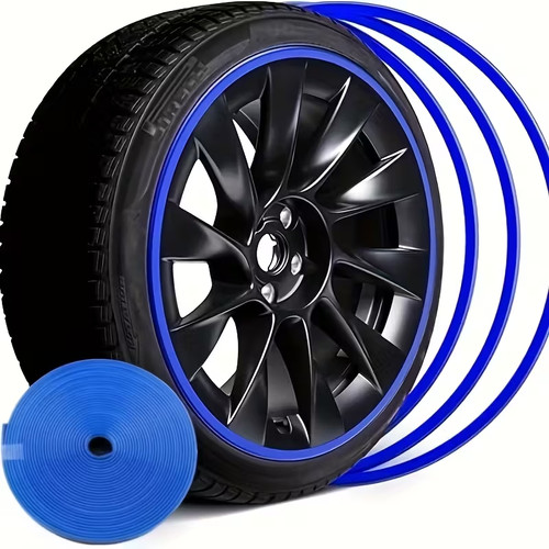 Blue wheel hub - hub, edge
