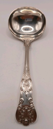 Silver plated sauce ladle - silver,