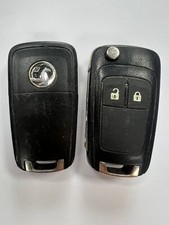 VAUXHALL 2 BUTTON REMOTE FLIP KEY FOB ASTRA CORSA ETC TESTED U-SHIN 13500233 !