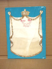 'Merrie Maid' Fully Fashioned Cuban Heel Stockings Size 9  White - New