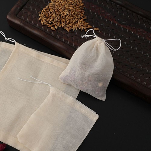 Cotton drawstring bag - cotton, small