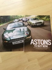 Aston Martin V8, Vantage, DB7, Vanquish, DB9 road test from Classic Cars Magzine