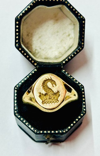 9ct solid gold dragon - solid,