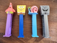 Pez Sponge Bob Set of 4- Loose