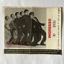 Madness Ticket Stub Italy 1980