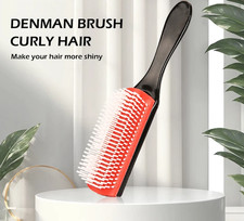9-Row Detangling Hair Brush Detangler Hairbrush Scalp Massager Straight Wet Comb
