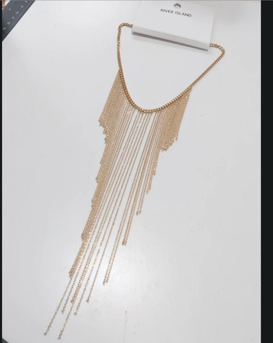 River island gold tone - island,
