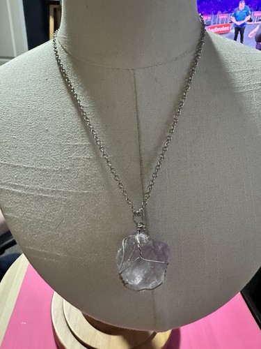 Raw amethyst wire - raw,
