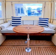 Boat Oval Teak Table Top