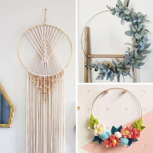Wood craft hoops - wood,