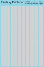 STRIPE DECAL  SETS,  WATER SLIDE TRANSFERS, 7 - 12mm   Fantasy Printshop DECALS 