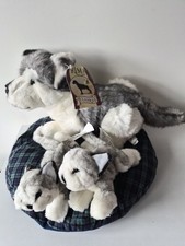 Husky Vintage Plush Toy Dog