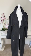 Trench Black Cosy Ladies Size