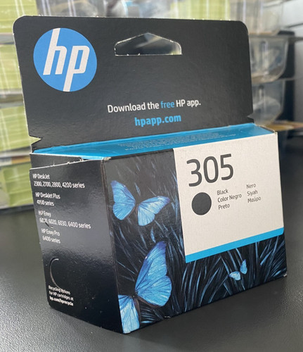 Genuine ink 305 black - hp,