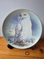 The Snowy Owl By Raymond Watson Limited First Edition Plate Limoges France 1984