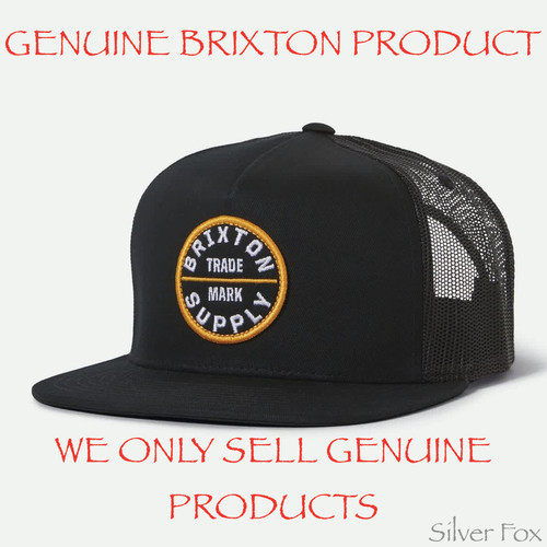 Brixton oath black flat - brixton,