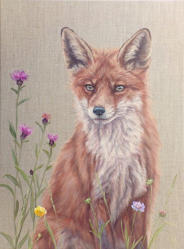 Fox original painting by - painting,