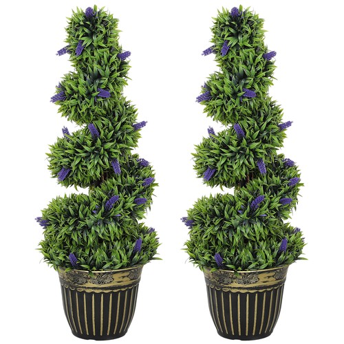 Homcom set spiral - homcom, topiary