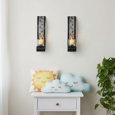 2  PCS Wall Decor Candle Holder Candle Cup Home Candlestick Metal Candle Holders