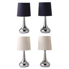 Pair teardrop touch table - of,