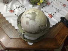 Cream and beige World Globe