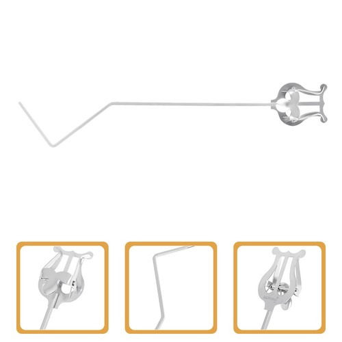 Metal piccolo lyre - metal,