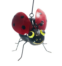 Painted Metal Ladybird - Red